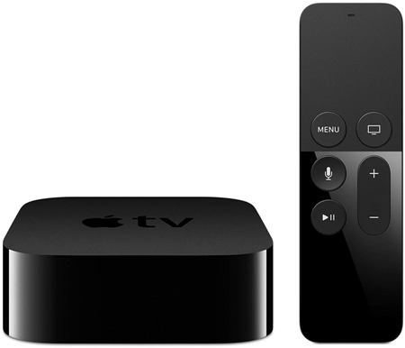 Apple TV 4K HD Streaming Media Player HDMI with Dolby Digital and Voice search by Asking the Siri Remote